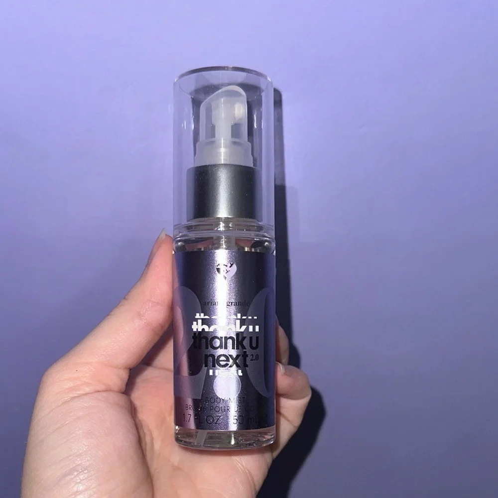 Mini Ariana Grande Thank U, Next Body Spray in Metallic Purple 1.7 FL OZ